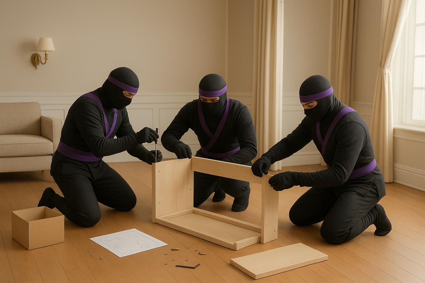 FURNITURE ASSEMBLY AND DISASSEMBLY